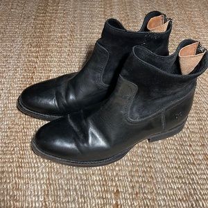 Frye Leather Suede Ankle Boot